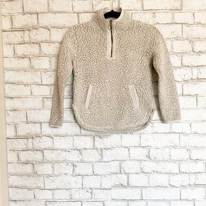 Cuddly Sherpa 1/4 Zip Pullover Size 7/8